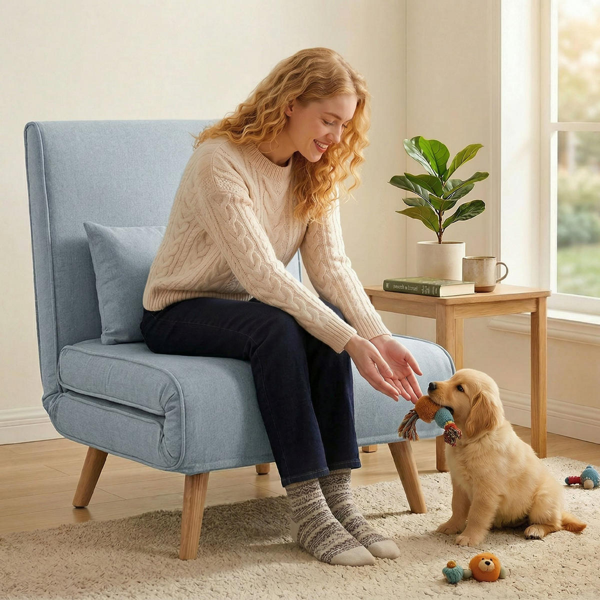 SCHLAFSESSEL 3-in-1 DE-14659 5-stufig verstellbar mit Kissen Grau - Grau, Textil (72/85/75cm) - ComfortXL