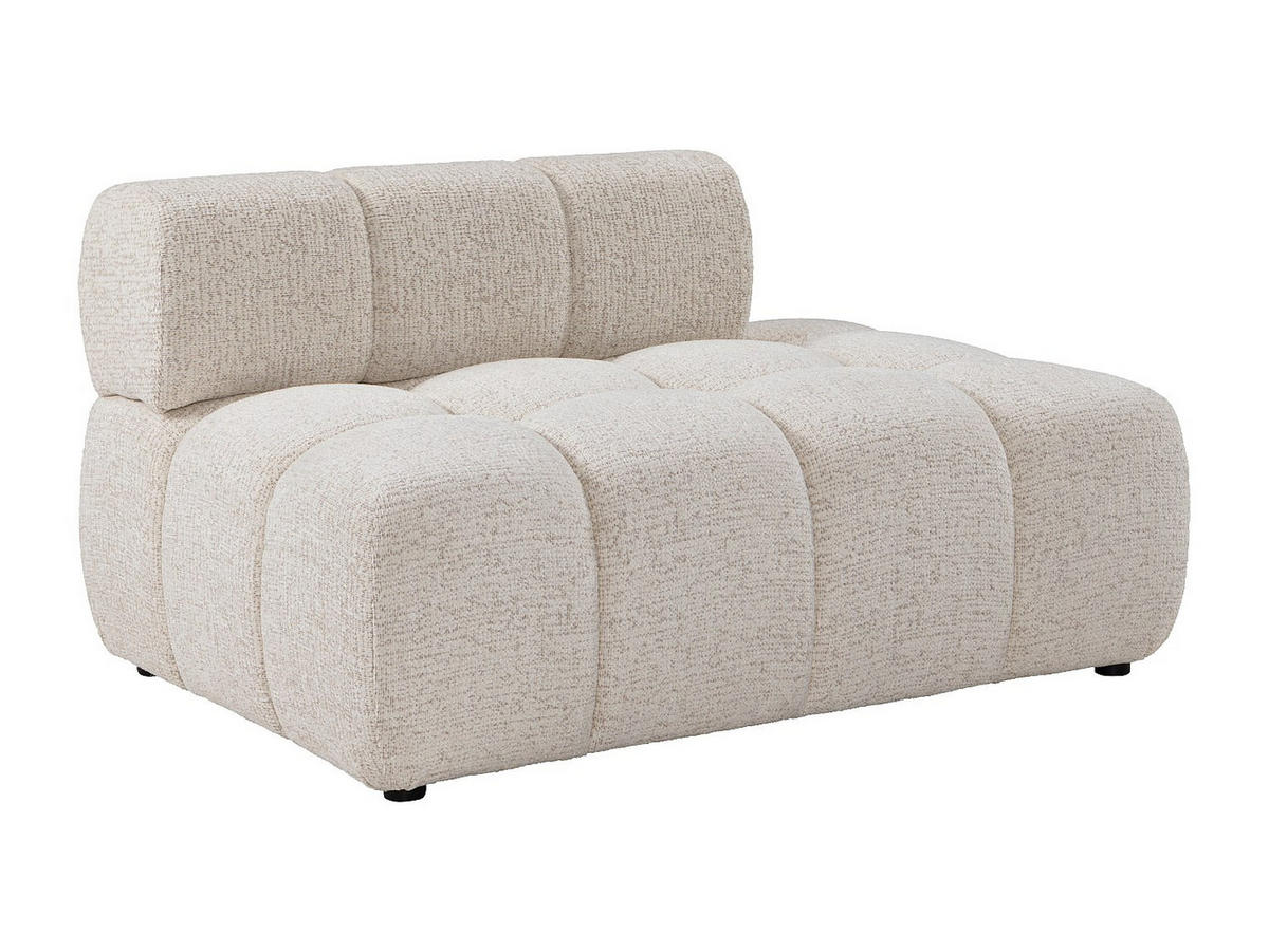 RECAMIERE ohne Schlaffunktion - 1 Person - stoff - beige Facivil - Beige, Textil (125/70/94cm) - Vente-Unique