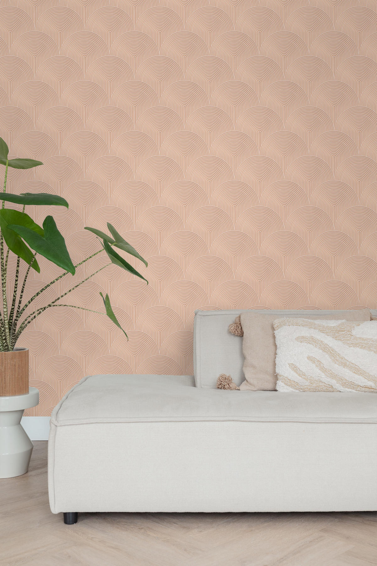 TAPETE 3D Muster 50 x 900 cm - Pink, Papier (50/900cm) - ESTAhome