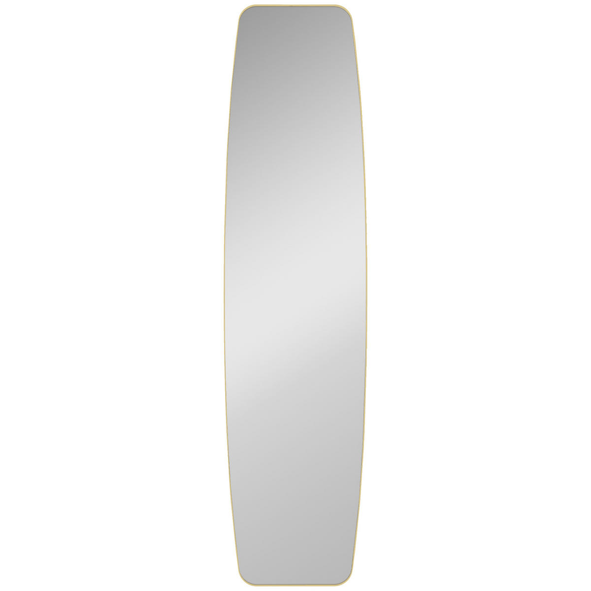 WANDSPIEGEL Glas MDF Gold - Goldfarben, Glas/Metall (40/3/160cm) - HOMCOM