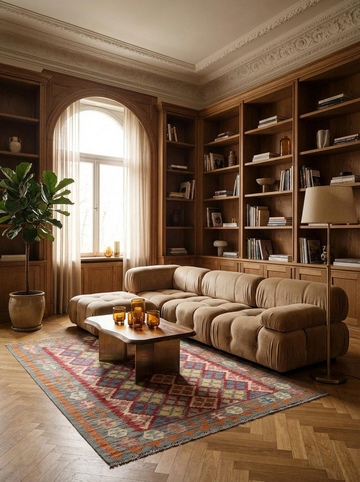 HANDWEBTEPPICH Kelim Gashgai Rot 207/161 cm Schurwolle - Rot, Textil (161/207cm) - Looma