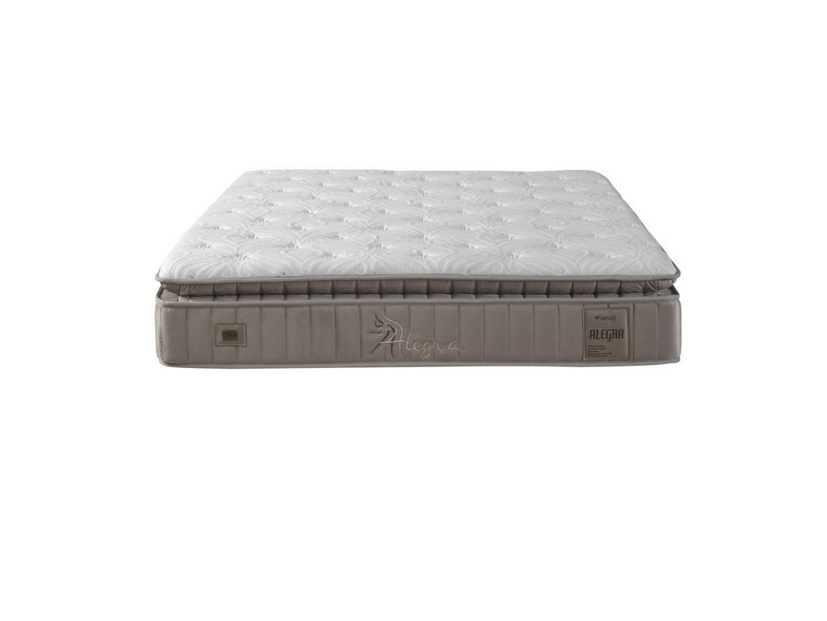 POLSTERBETTSET Alegra 180x200 Grau - Grau, Textil/Metall (180/200cm) - Villa Möbel