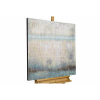 ACRYLBILD HANDGEMALT 80/80 cm - Beige, Holz/Textil (80/80cm) - KUNSTLOFT