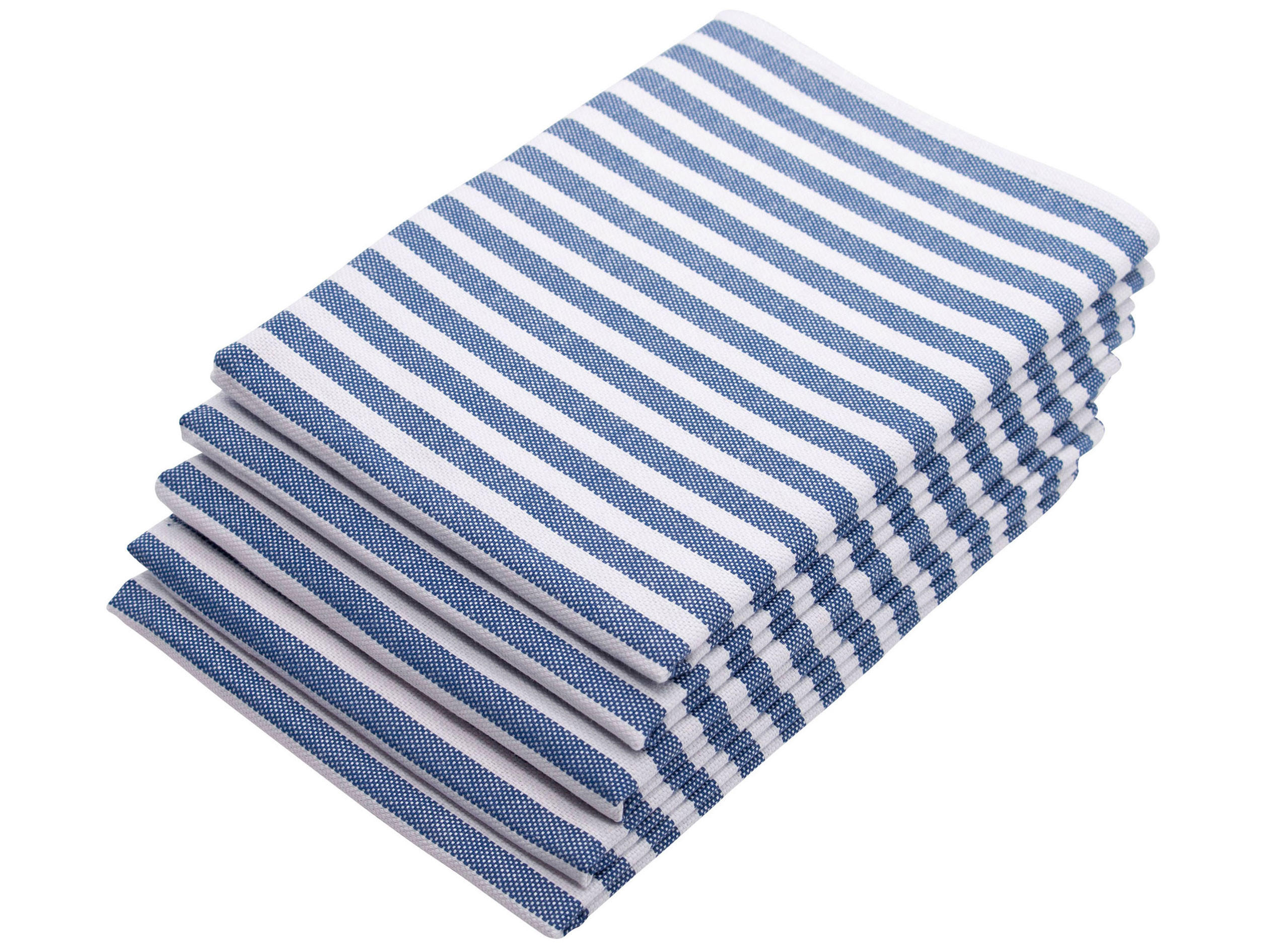 GESCHIRRTÜCHER, 5er-Set, 50x70 cm, 100% Baumwolle, Blau - Blau, Textil (50/70cm) - Zollner
