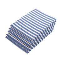 GESCHIRRTÜCHER, 5er-Set, 50x70 cm, 100% Baumwolle, Blau - Blau, Textil (50/70cm) - Zollner