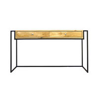 SCHREIBTISCH Computertisch in Loft Stil KING - Eichefarben, Holz (60/140/78cm) - Rawood Furniture