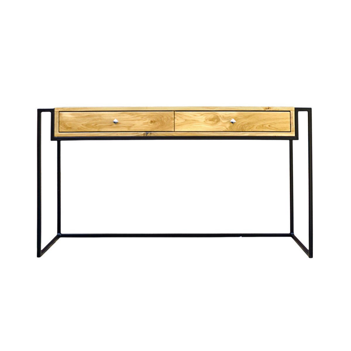 SCHREIBTISCH Computertisch in Loft Stil KING - Eichefarben, Holz (60/140/78cm) - Rawood Furniture