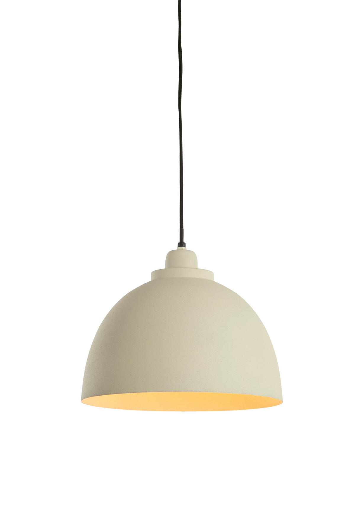 HÄNGELAMPE Kylie Weiß Ø30/26 cm - Weiß, Metall (30/30/26cm) - Light & Living
