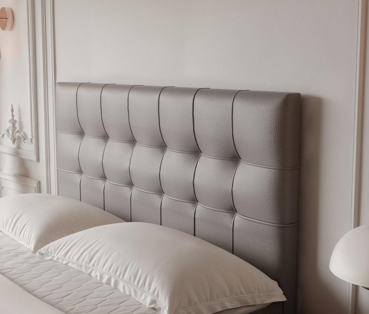 BOXBETT IMPERIAL 200/200 cm, in Grau, mit Matratze und Topper - Grau, Holzwerkstoff/Textil (200/200cm) - Idohome