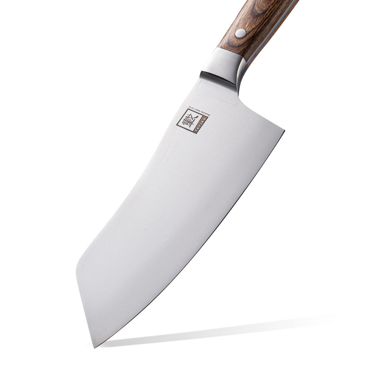 BLOCKMESSER 19 cm - Braun, Metall (32cm) - Zayiko