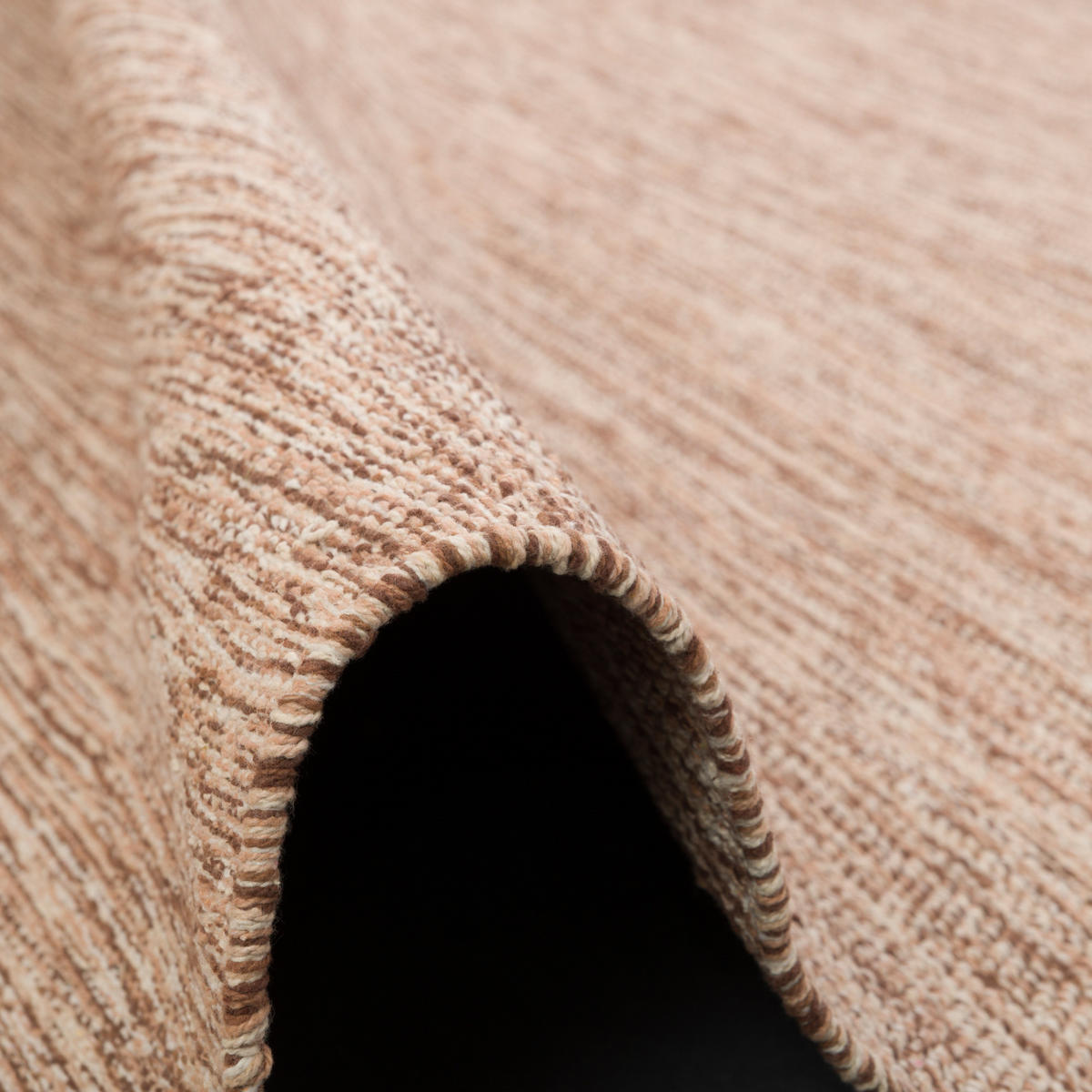 BAUMWOLLE KELIM TEPPICH LÄUFER EASY - Beige, Textil (70/140cm) - Pergamon