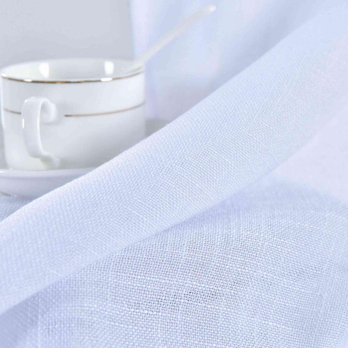 VORHANG 2ER SET »Essen« HxB 245x145 cm Weiß - Weiß, Textil (145/245cm) - Gardinenbox