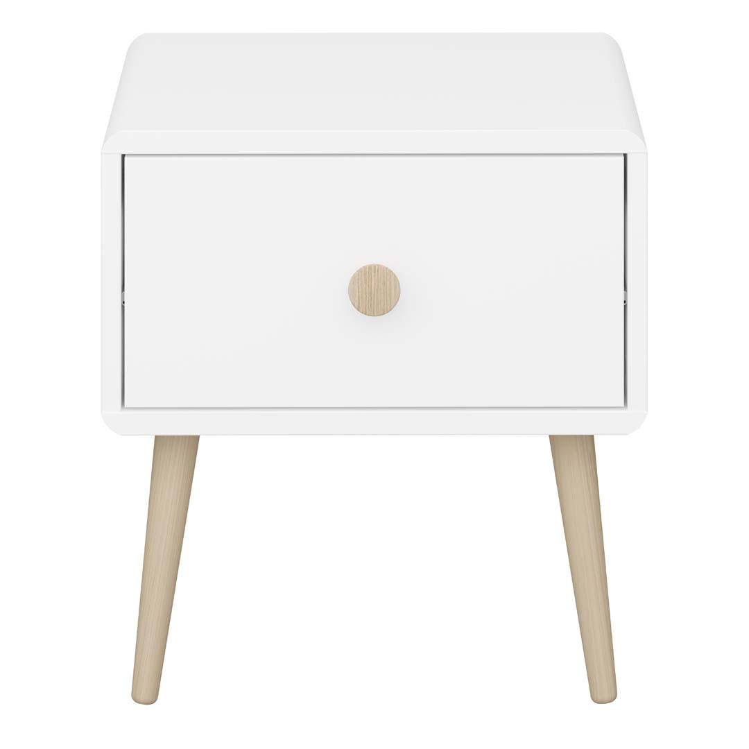 NACHTTISCH weiß - Weiß, Holzwerkstoff (42/44/40cm) - ebuy24