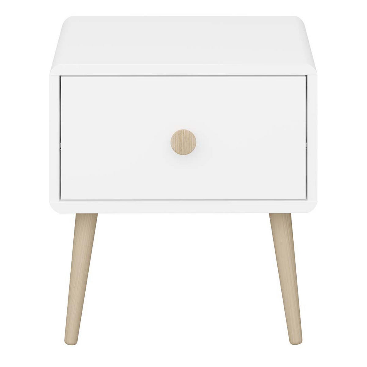 NACHTTISCH weiß - Weiß, Holzwerkstoff (42/44/40cm) - ebuy24