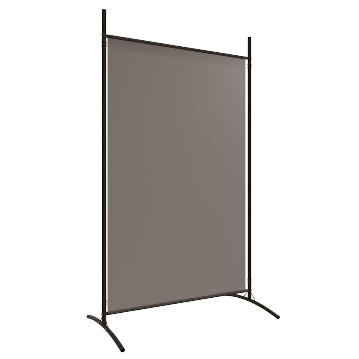 PARAVENT 4-teilig Anthrazit 346/180 Cm Stoff - Anthrazit, Textil (346/180/0.1cm) - vidaXL