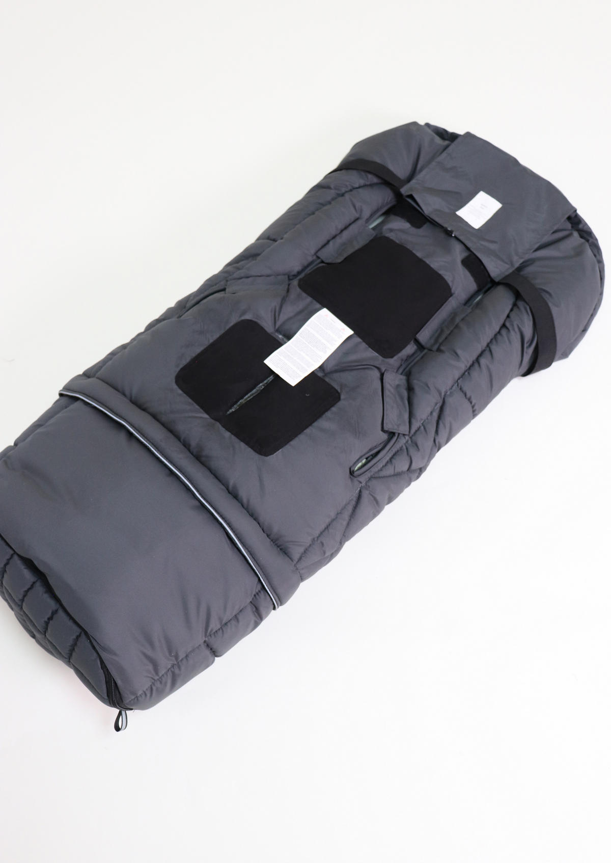 KINDERWAGEN-FUSSSACK Moony 2in1, Sherpa Fleece grey, anthracite - Dunkelgrau, Textil (48/10/105cm) - Kaiserbaby