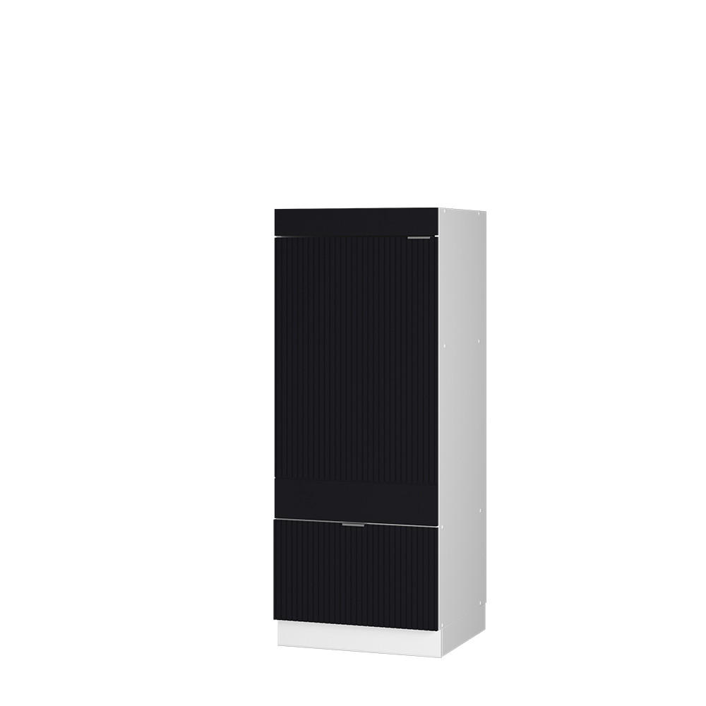 HÖGSKÅP Fame-Line, Svart randig/Vit, 60 cm Svart, Vit 153.6/60/58.1 cm