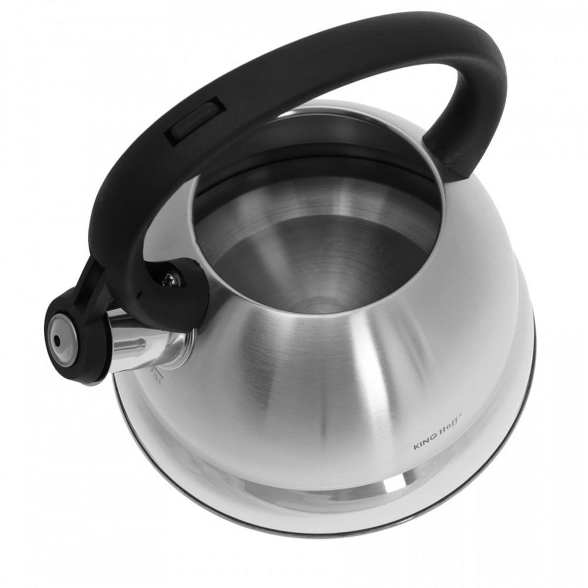 WASSERKESSEL Silber 20/20/19 cm KH3774 - Silberfarben, Metall (20cm) - Kinghoff 