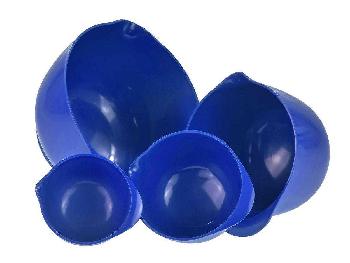 RÜHRSCHÜSSEL-SET Margrethe New blau (4tlg) - Blau, Kunststoff (21/15cm) - Rosti