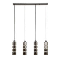 HÄNGELEUCHTE Cyli Schwarz 12/105/ 150 cm - Schwarz, Glas (12/105/150cm) - Hoyz Collection