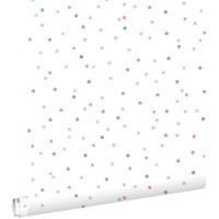 TAPETE Punkte 53 cm x 10.05 m - Pink, Papier (53/0.1cm) - ESTAhome