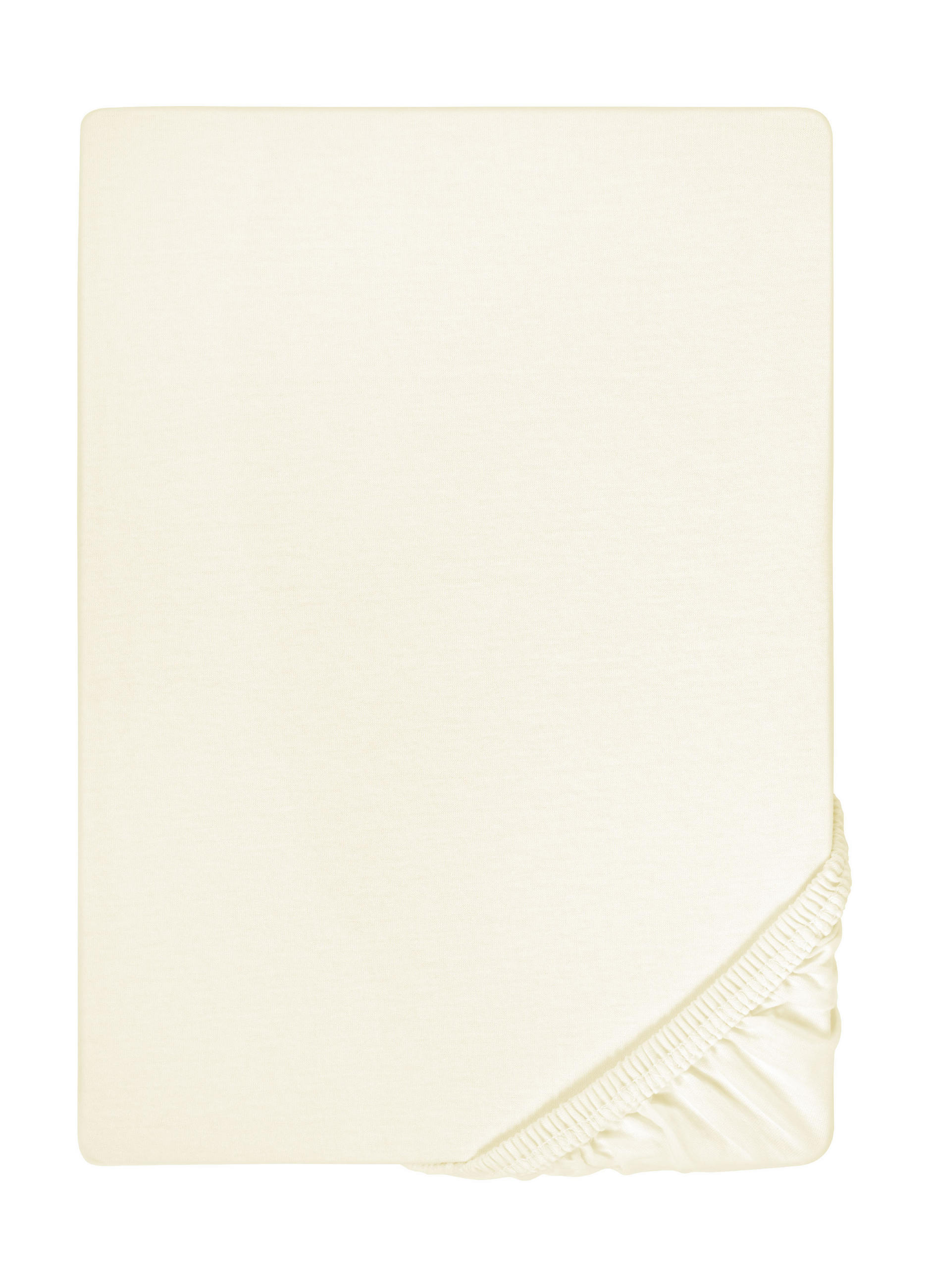 biberna Spannbetttuch Creme 200x220 cm