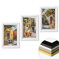 WANDBILDER 3er-Set - 20x30 cm Weißer Rahmen - Zitrusfrüchte im Garten - Weiß, Kunststoff (20/30cm) - ArtPrintCave