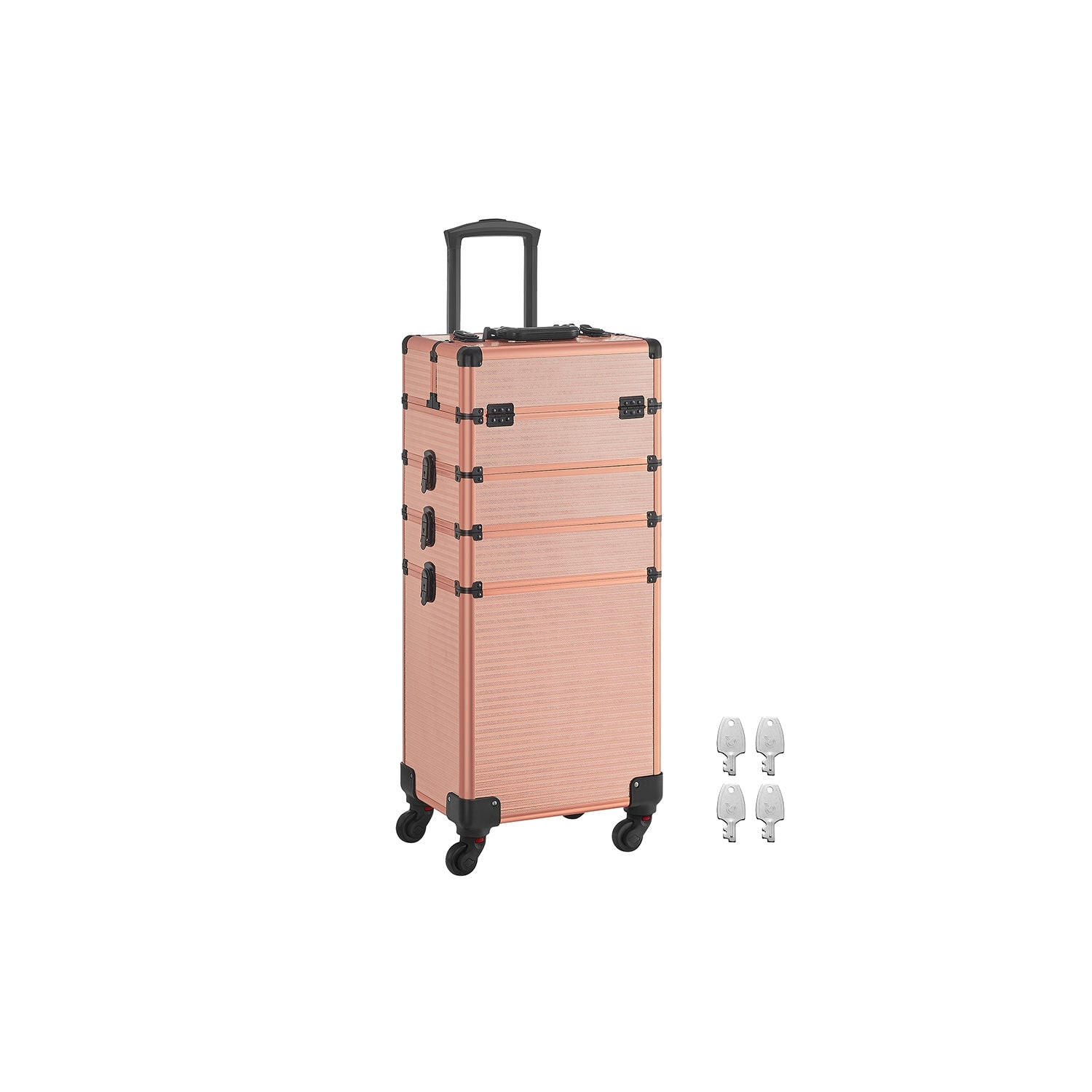 KOSMETIKKOFFER KAMPALA - Goldfarben, Kunststoff (24/79.3/34cm) - Hansiro