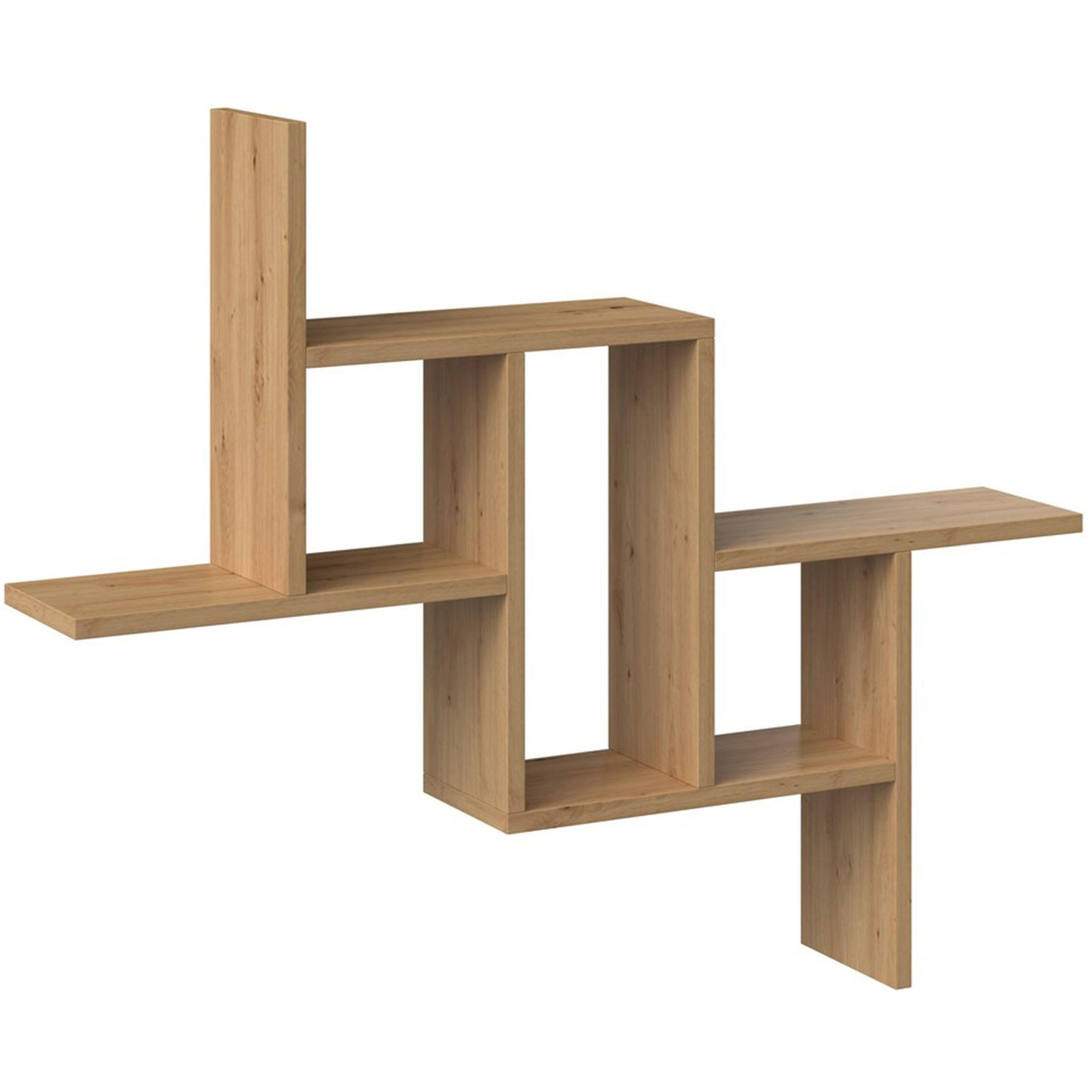 WANDREGAL Fiesta Artisan Eiche 90 cm - Eichefarben, Holzwerkstoff (119/55/18cm) - Selsey