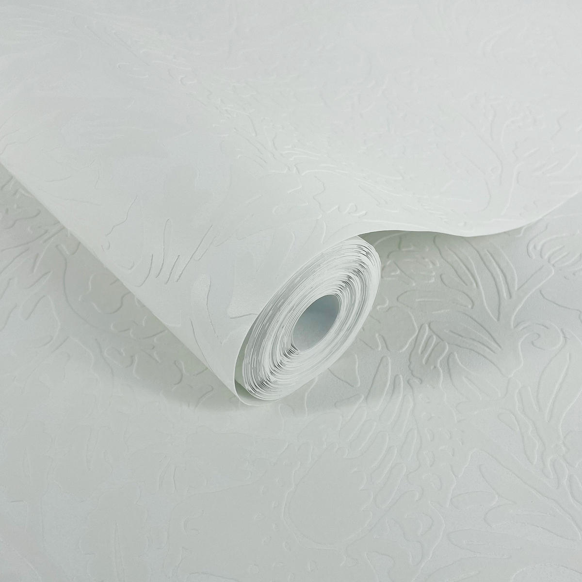 VLIESTAPETE Kaninchenbruder 1000x52cm - Weiß, Papier/Kunststoff (52/1000cm) - William Morris at Home
