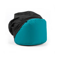 POUF mit Schutzhülle Der Ruhepouf - Blau, Textil (60/40/60cm) - Mokebo