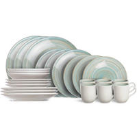 GESCHIRRSET24-TEILIG GESCHIRRSETTurbolino - Blau - 24-teilig / 6 Personen - Blau, Keramik (2/2/1cm) - Cosy & Trendy