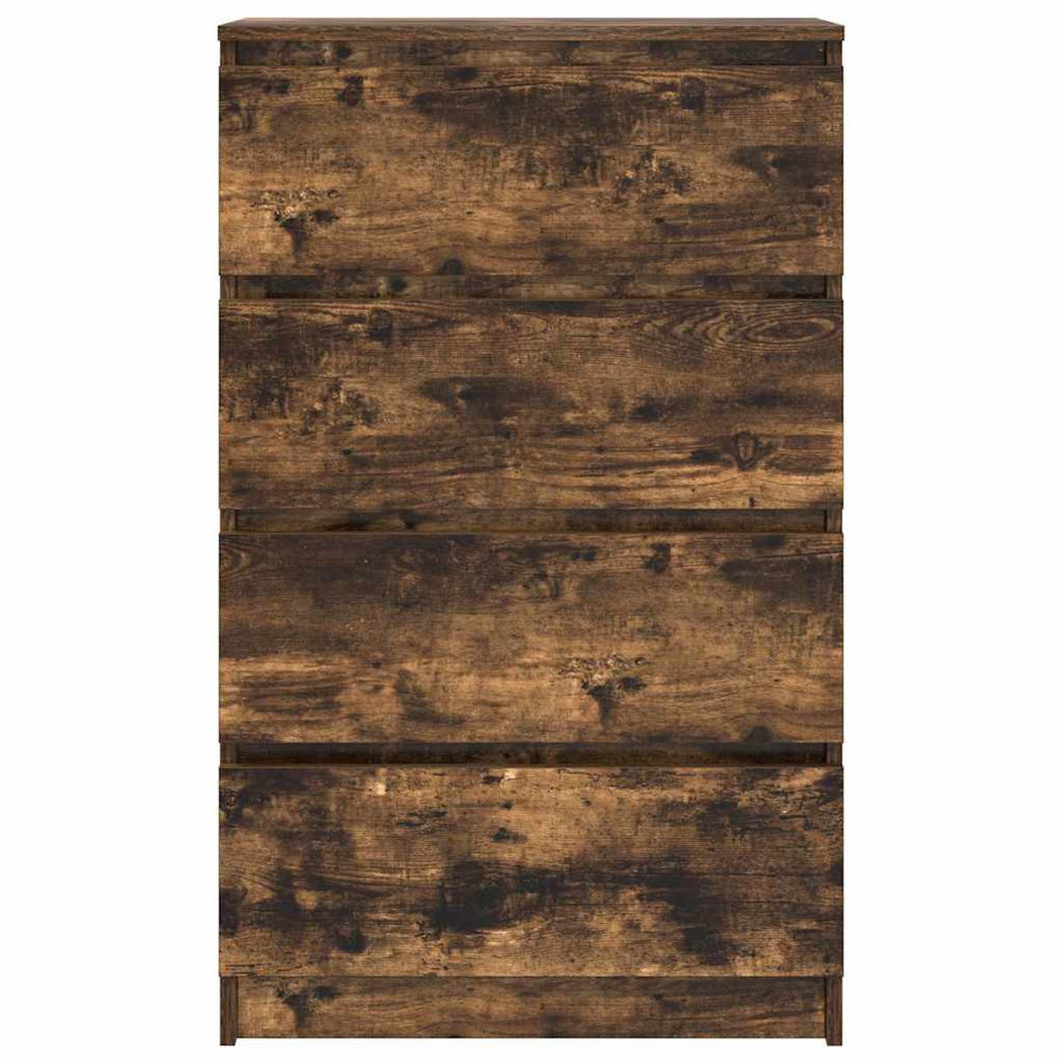 SIDEBOARD mit 4 Schubladen 60/35/98,5 cm aus Holzwerkstoff Räuchereiche Dekor - Dunkelbraun, Holz (60/98.5/35cm) - vidaXL