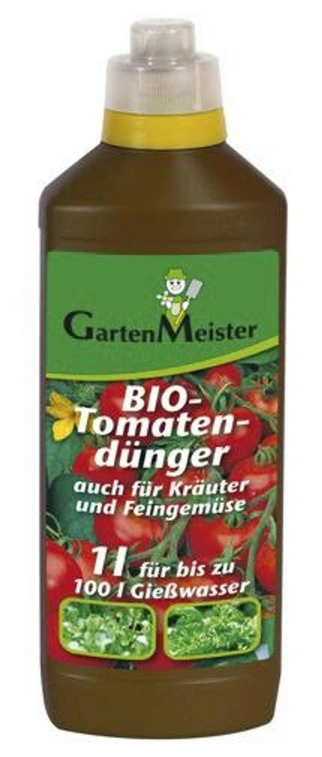 PFLANZENNÄHRUNG Bio, flüssig, 1 L, für Tomaten & Gemüse - Braun, Kunststoff (10/28/6.5cm) - Westfalia
