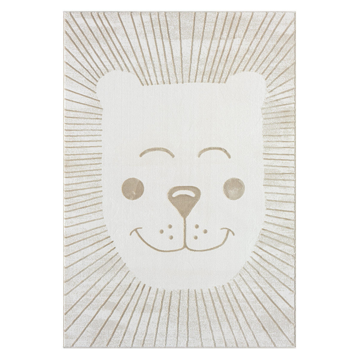 KINDERTEPPICH Mara 714 Creme 120x160 cm - Beige/Creme, Textil (120/160cm) - carpet city