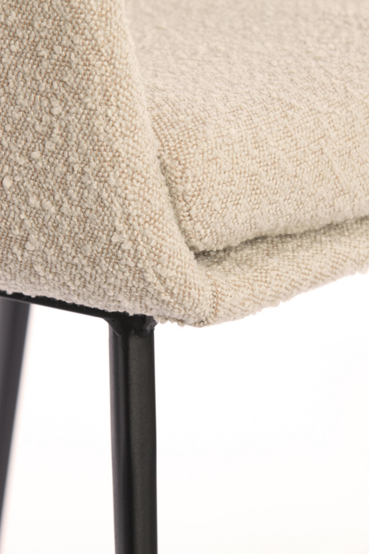 ESSZIMMERSTUHL Leone Braun 59/58,5/82 cm - Weiß, Textil (58.5/82/59cm) - Light & Living