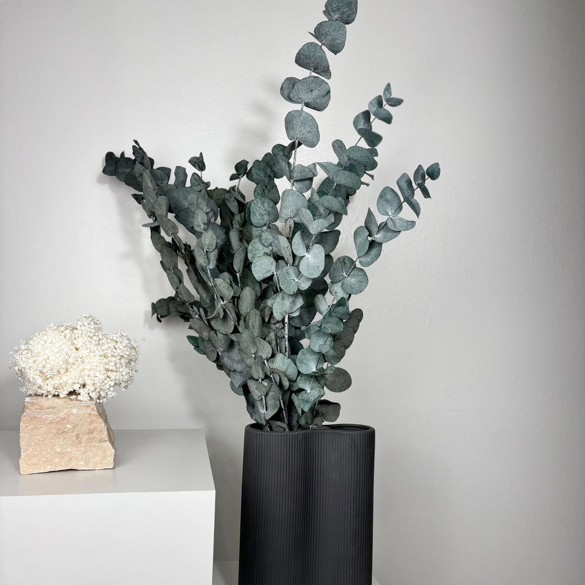 KONSERVIERTER Eukalyptus Cinerea - Ein Hauch von Natur, der bleibt! - rot / 60 cm - Rot, Naturmaterialien (60cm) - Lykke & You
