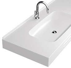 Waschbecken aus Corian