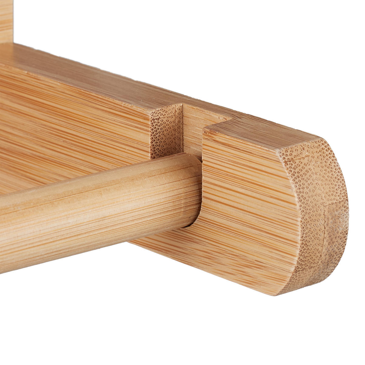 TOILETTENPAPIERHALTER - Hellbraun, Holz (16.5/12.5/12.5cm) - Relaxdays