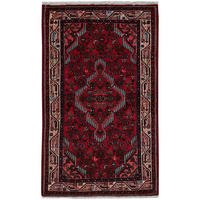 TEPPICH Assadabad Rot 124/74 cm Schurwolle - Rot, Textil (74/124cm) - Looma