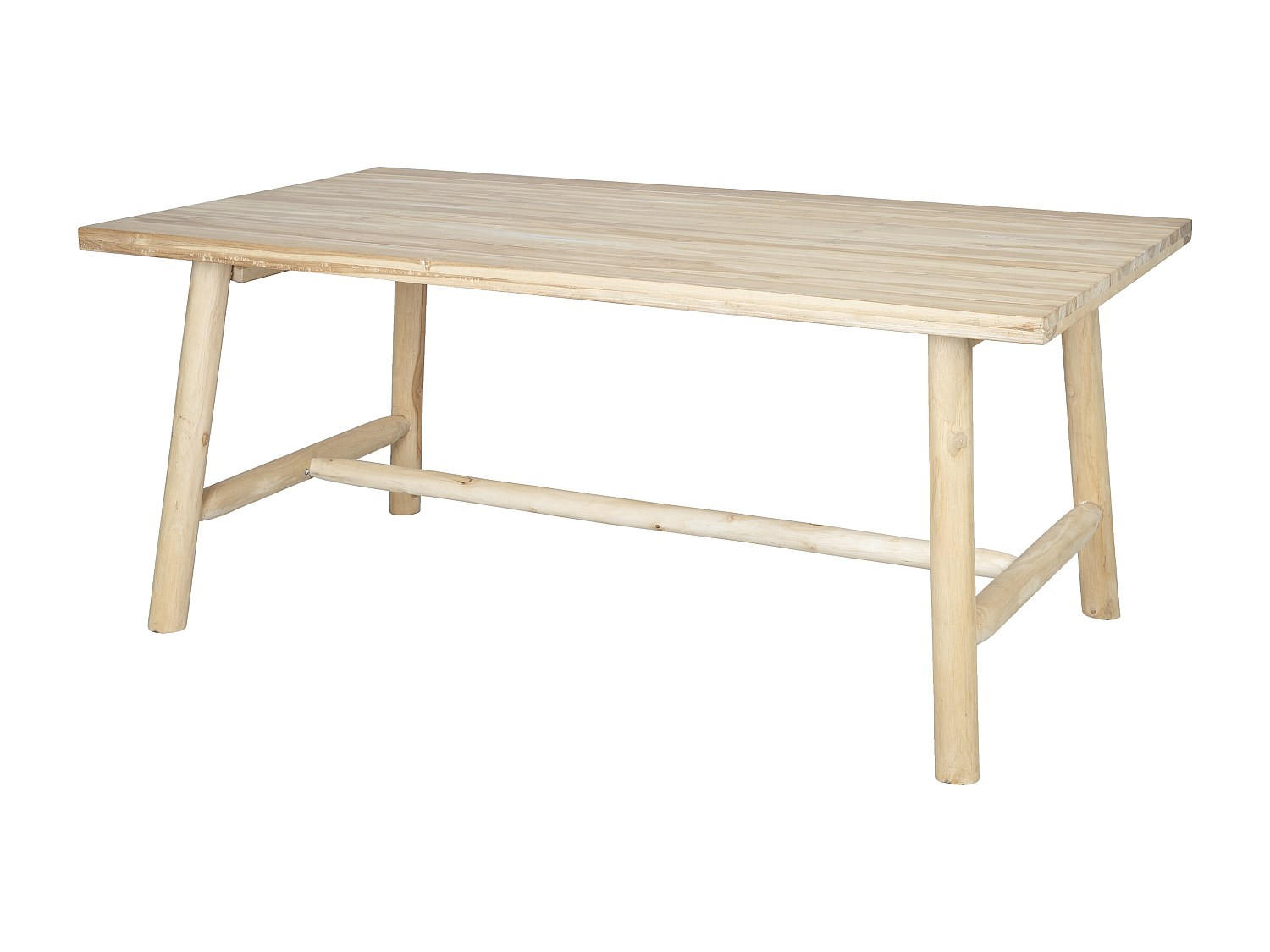 GARTENTISCH - 6 Personen - Holz, Platte - Naturfarben Hell - - Naturfarben, Holz (100/180/76cm) - Vente-Unique
