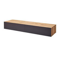 TV-BOARD Wild-/Zerreiche 195x52x32 natur geölt FRANKFURT #109 - Naturfarben, Holz (195/32/52cm) - Massivmoebel24
