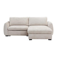 SCHLAFSOFA - 4 Personen - Stoff - Beige - Beige, Textil (236/88/167cm) - Vente-Unique