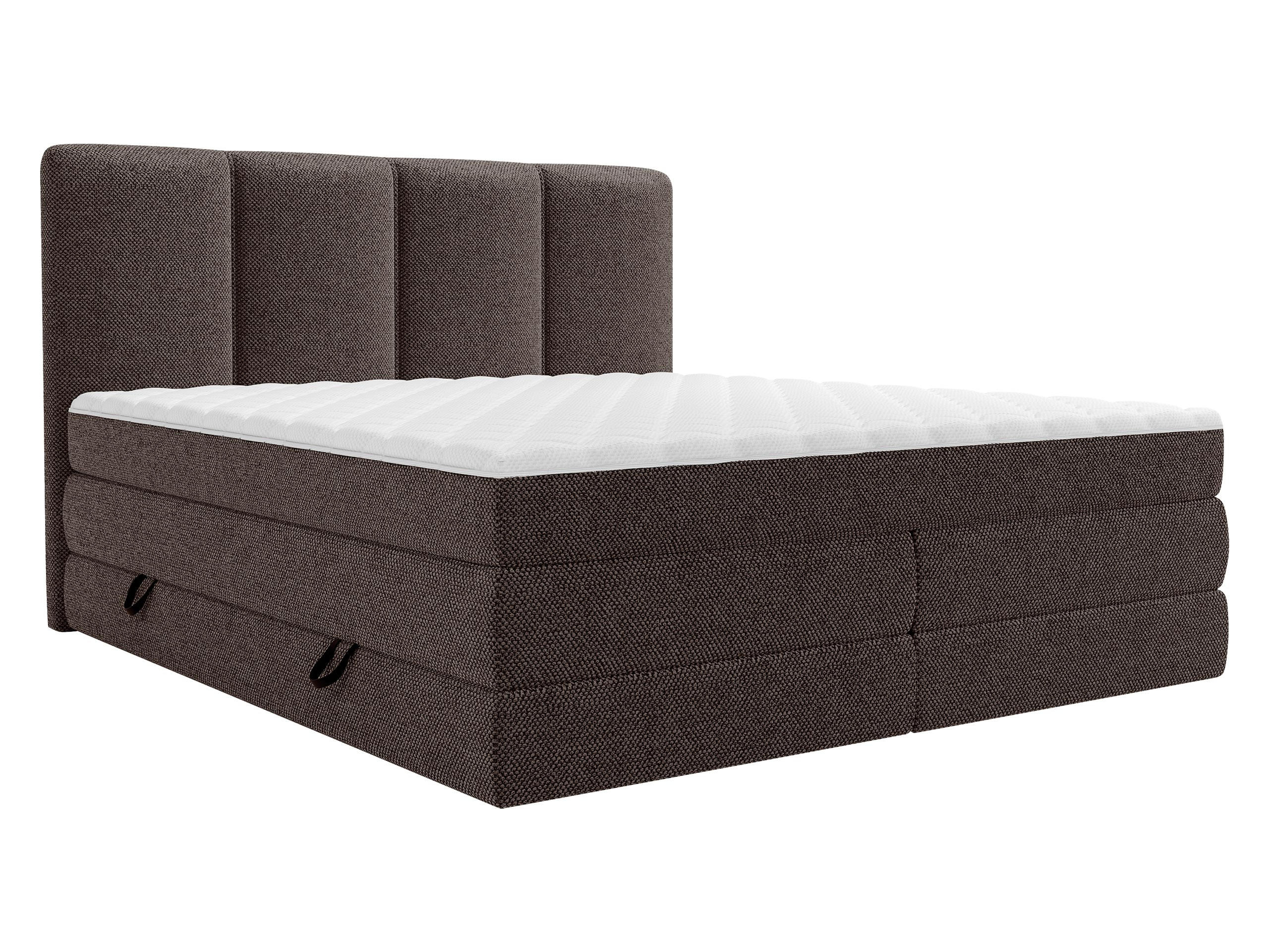 BOXSPRINGBETT Point - Dunkelgrau, Holz/Holzwerkstoff (140/200cm) - MIRJAN24