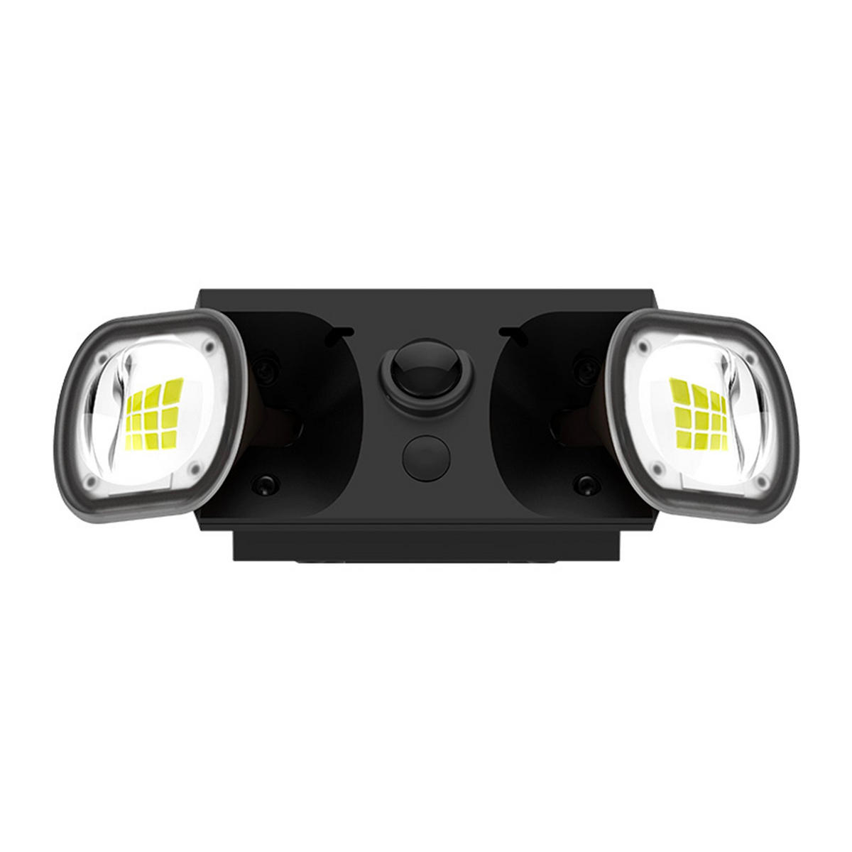 STRIKER 800LM Solar-Sensor-Wandleuchte - Schwarz, Kunststoff (14/12/6cm) - Lumisky