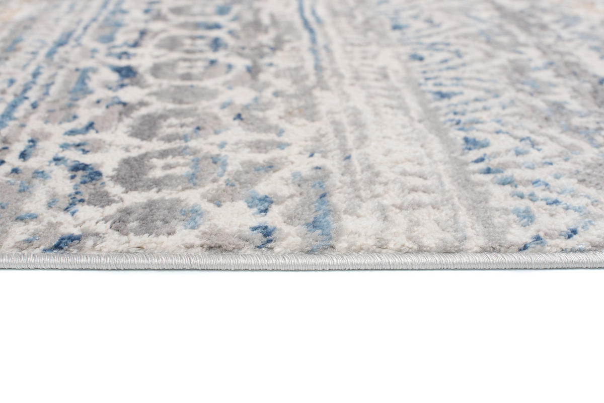 TEPPICH VALLEY Grau Blau 140/200 cm - Blau, Textil (140/200cm) - Tapiso