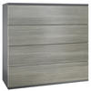 KOMMODE Pavos Avola-Anthrazit - Anthrazit/Hellgrau, Holzwerkstoff (76/76/35cm) - Vladon