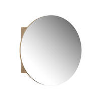 BADSPIEGELSCHRANK Loki Goldkraft Eiche 50 x 50 cm mit 2 Fächern - Eiche Wotan, Holzwerkstoff (50/50/17.4cm) - Vicco