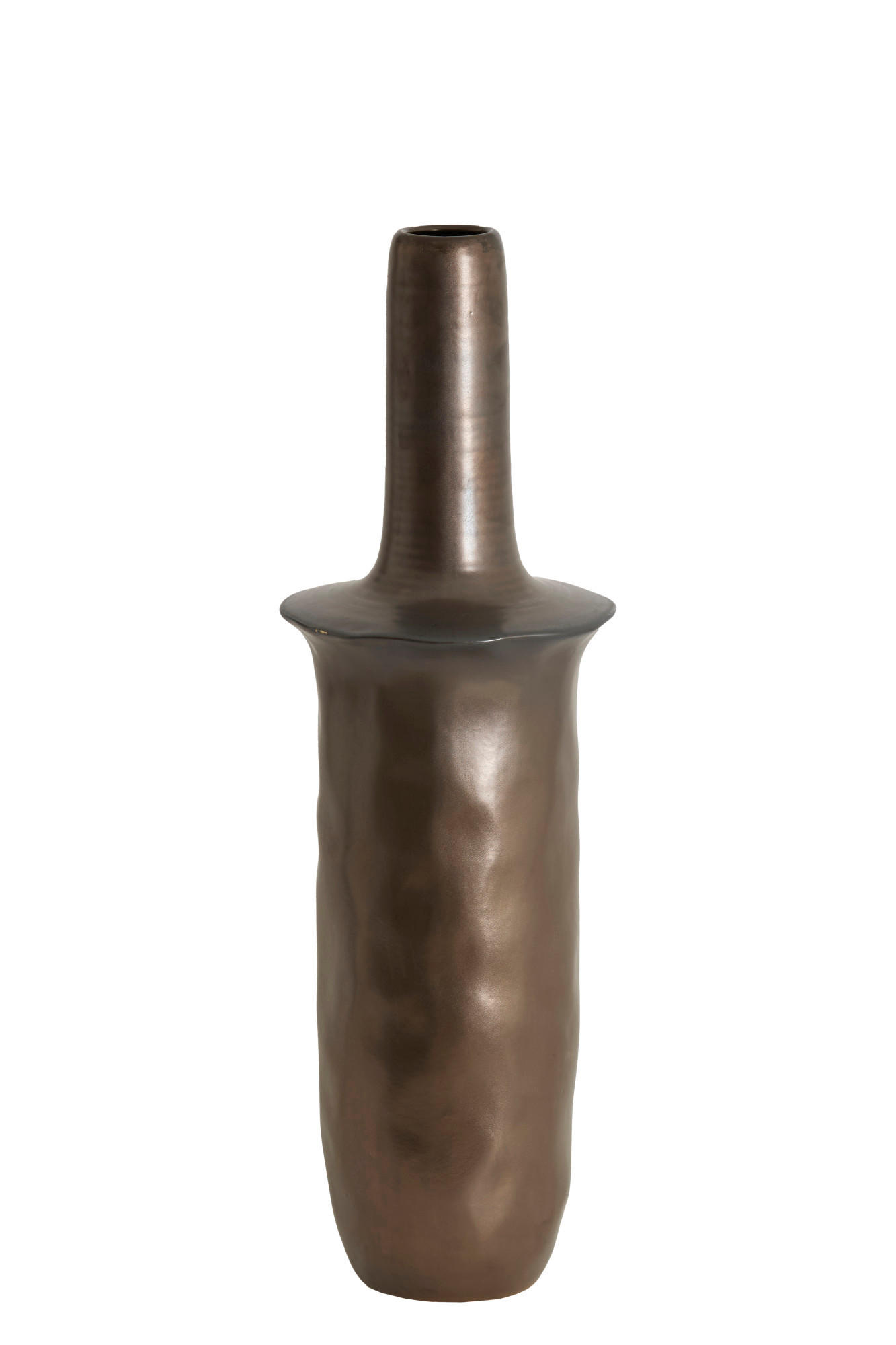 VASE Sennes Bronze Ø20/65,5 cm - Bronzefarben, Keramik (65.5cm) - Light & Living