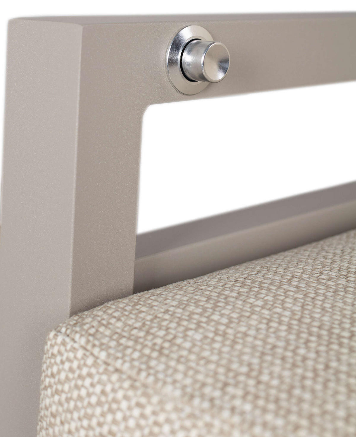 GARTENMÖBELSET Sevilla & Malaga - Beige/Grau, Metall - Mr. Deko